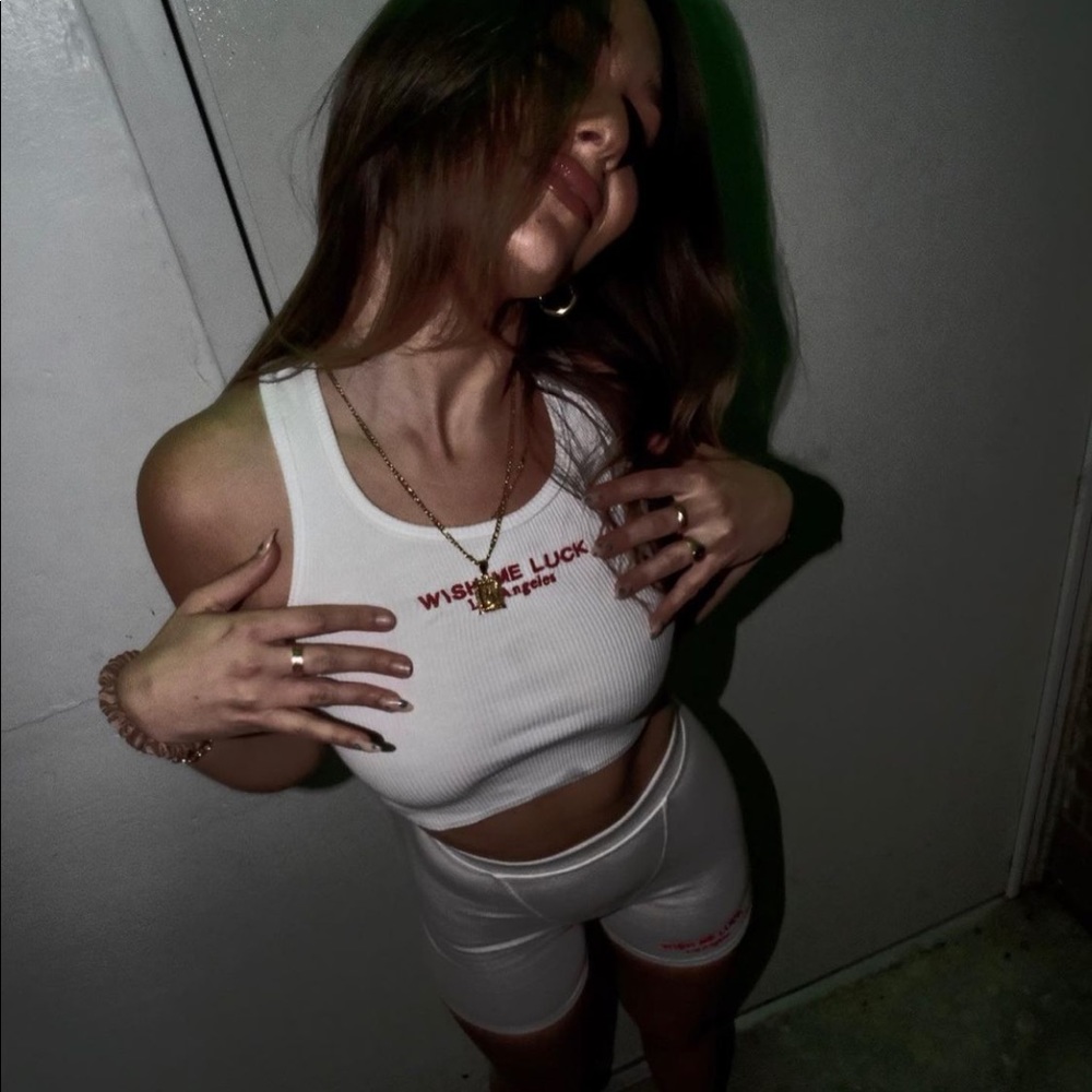 Wish Me Luck Logo Tank